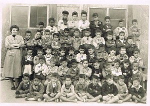 ECOLE VICTOR HUGO GARCONS  1954 1 ERE ANNEE CLASSE D INITIATION 002